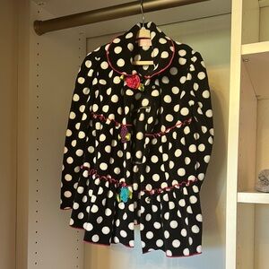 Polka Dot Kids fleece coat